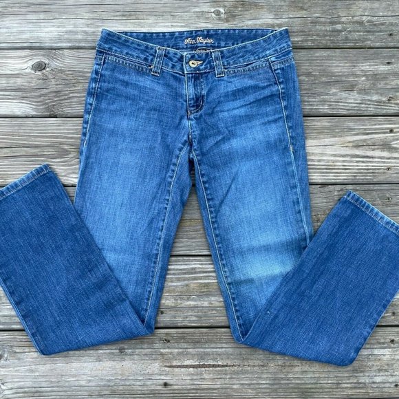 Ann Taylor Women Jeans Modern Fit Lindsay Waist Blue Denim Jeans Size 4 - Picture 2 of 11